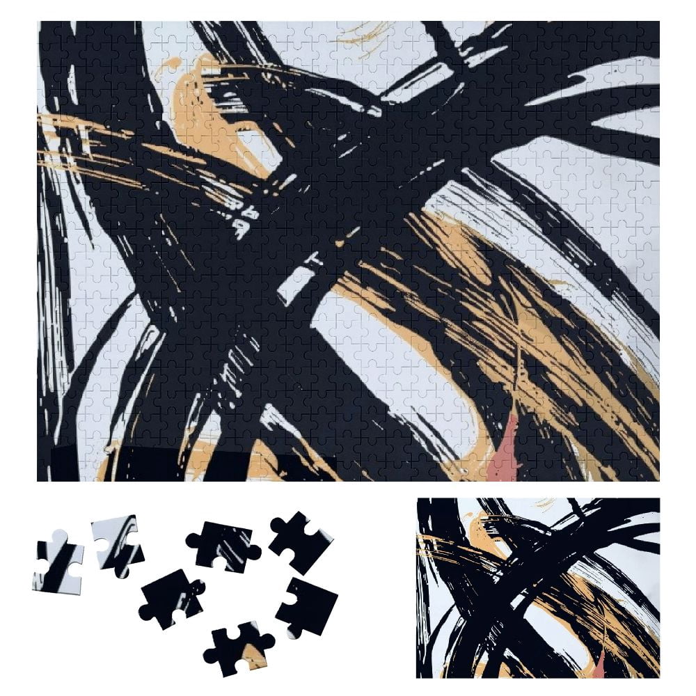 WYYP Brush Strokes Wooden Puzzle for Adults and Kids Challenging ...