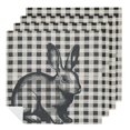 thumbnail image 1 of WYYP Bunny Cloth Napkin Reusable for Farmhouse Party Dining Table Decor 4 PCS, 1 of 7