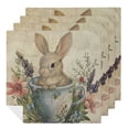 thumbnail image 1 of WYYP Bunny Flowers Beatrix Potter Polyester Reusable Napkins for Events 2 PCS, 1 of 7