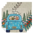 thumbnail image 1 of WYYP Bunny Polyester Dinner Napkin for Dining Table Kitchen Daily Party Housewarming Farmhouse Decor Home Decor 6 PCS, 1 of 7