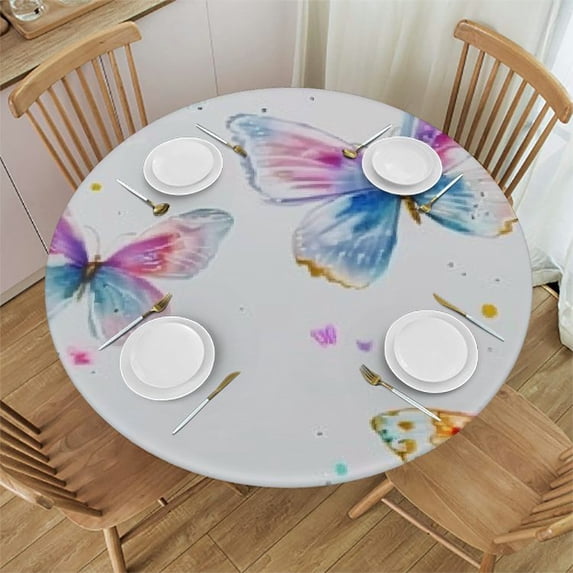 WYYP Butterfly Tablecloth Table Cloth Butterfly Decorations Butterfly Table Cover Butterfly Party Decorations for Girls Birthday Wedding Spring Theme Party Supplies 38-42