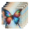 thumbnail image 1 of WYYP Butterfly Watercolor Painting Cloth Napkins Polyester Home Decor 6 PCS, 1 of 7