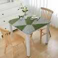thumbnail image 1 of WYYP Checkerboard Pattern Square Fitted Table Cloths 100% Polyester Fiber 52*52, 1 of 8