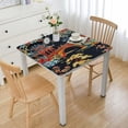 thumbnail image 1 of WYYP Chinese Style Pattern Square Tablecloth Outdoor Fitted 100% Polyester Fiber 36*36, 1 of 8