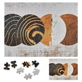 thumbnail image 1 of WYYP Circles Geometric Abstract Art Wooden Jigsaw Puzzle for Adults 500 PCS, 1 of 6