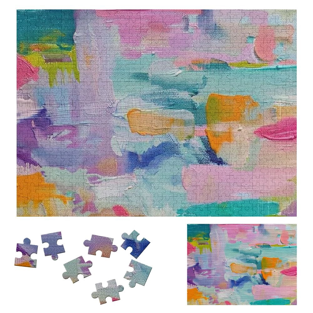 WYYP Colorful Abstract Background Wooden Jigsaw Puzzle Challenging ...