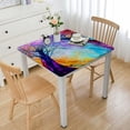 thumbnail image 1 of WYYP Colorful Leaves Square Tablecloth Washable for Home Kitchen Outdoor Decoration 100% Polyester Fiber 40*40, 1 of 8
