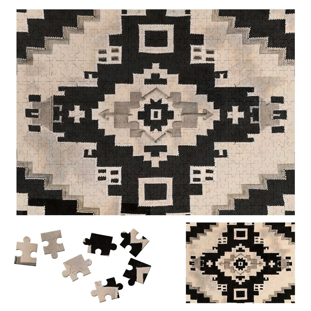 WYYP Cross Stitch Pixel Art Wooden Puzzle Challenging Difficult Wood ...