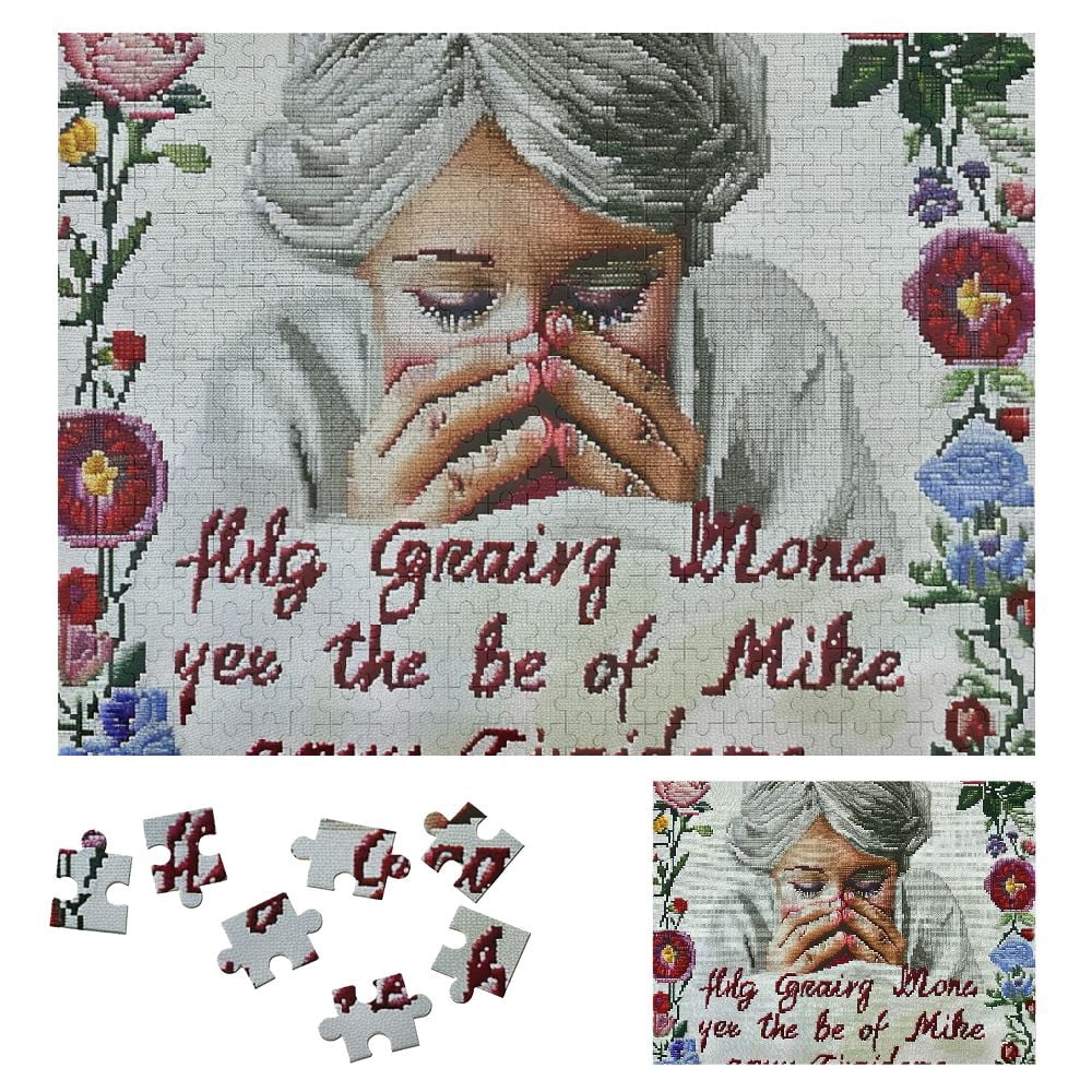 WYYP Cross Stitch Wooden Puzzle for Adults - Challenging and Difficult ...