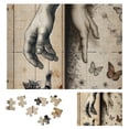 thumbnail image 1 of WYYP Cute Cat Butterflies Flowers Wooden Jigsaw Puzzle - Mother's Day Gift for Family Friends 500 PCS, 1 of 6
