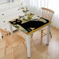 thumbnail image 1 of WYYP Cute Cat Square Fitted Tablecloth 100% Polyester Fiber Mother's Day 52*52, 1 of 8
