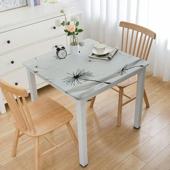 WYYP Cute Cat Square Table Cover 100% Polyester Fiber Mother's Day 52*52