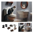 thumbnail image 1 of WYYP Cute Cat Wooden Jigsaw Puzzle Impossible Wood Puzzles for Adults 1000 PCS, 1 of 6