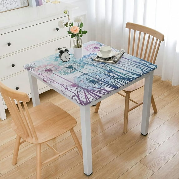 WYYP Dandelions Square Table Cloth 100% Polyester Fiber 40*40