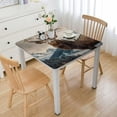 thumbnail image 1 of WYYP Deer Antlers Mountains Square Table Cover 100% Polyester Fiber 46*46, 1 of 8