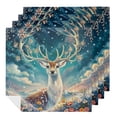 thumbnail image 1 of WYYP Deer Flowers Sky Cloth Napkin Reusable Dinner Napkin for Dining Table Kitchen Daily Party Housewarming Farmhouse Decor 4 PCS, 1 of 7