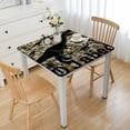 thumbnail image 1 of WYYP Dinosaur Cave Painting Square Table Cloth 100% Polyester Fiber 36*36, 1 of 8