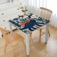 thumbnail image 1 of WYYP Dinosaur Plants Cactuses Square Tablecloth Great for Home Kitchen/Parties/Holiday Dinner 100% Polyester Fiber 36*36, 1 of 8