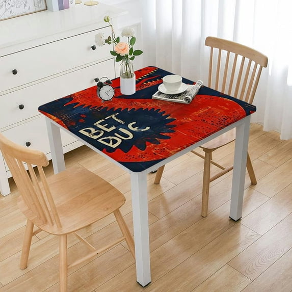 WYYP Dinosaur Square Tablecloth Outdoor Picnic Camping and Indoor Kitchen Dining Party 100% Polyester Fiber 46*46