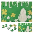 thumbnail image 1 of WYYP Easter Shamrock Folk Art Wooden Jigsaw Puzzle Challenging Difficult Wood Puzzles for Adults 1000 PCS, 1 of 6