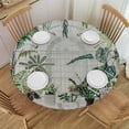 thumbnail image 1 of WYYP Fine Foliage Lace Round Tablecloth 100% Polyester Fiber Table Cover White, 1 of 8