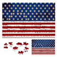 thumbnail image 1 of WYYP Flag Stars Stripes Wooden Jigsaw Puzzle Challenging Difficult Puzzles for Adults 1000 PCS, 1 of 6