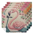 thumbnail image 1 of WYYP Flamingo Polyester Party Dinner Decoration Washable Napkins, Reusable Fabric for Events 2 PCS, 1 of 7