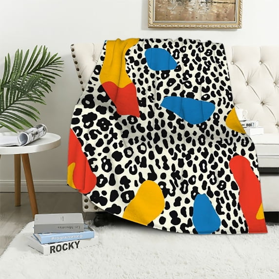 WYYP Flannel Bed Blanket - Soft and Comfortable Plush Blanket for Bed, Sofa, and Camping 60x80in