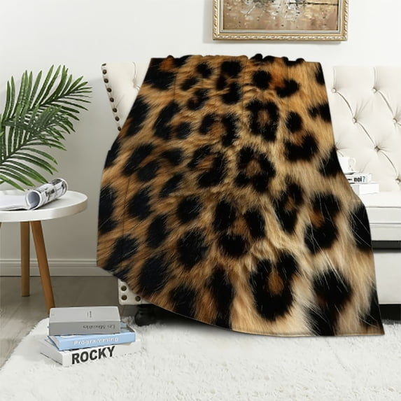 WYYP Flannel Bed Blanket Throw | Soft & Warm Printed Plush Blanket for Sofa, Couch, Camping | Easy Care 40x50in