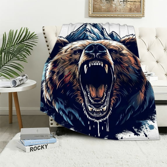 WYYP Flannel Blanket Cover Plush Bed Blanket for Sofa and Bed, Soft and Durable, Ideal for Keeping Warm and Cozy During Cold Months 50x60in
