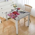 thumbnail image 1 of WYYP Flower Bird Branch Square Tablecloth Outdoor Fitted 100% Polyester Fiber 36*36, 1 of 8