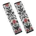 thumbnail image 1 of WYYP Flower Pattern Car Seat Belt Shoulder Pad Funny Protect Neck and Shoulder 2Pcs, 1 of 6
