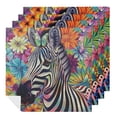 thumbnail image 1 of WYYP Flowers Butterfly Cloth Napkin Reusable Polyester Home Decor 6 PCS, 1 of 7