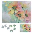 thumbnail image 1 of WYYP Flowers Gold Dot Wooden Jigsaw Puzzle Gift for Family Friends 500 PCS, 1 of 6