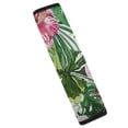 thumbnail image 1 of WYYP Flowers Leaves Comfortable Car Seat Strap Pads Seat Belt Cover Pad Ideal for Car Interior Accessories 1Pcs, 1 of 5