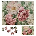 thumbnail image 1 of WYYP Flowers Paper Stamp Wooden Puzzle Challenging Difficult Wood Puzzles for Adults 500 PCS, 1 of 6
