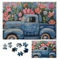 thumbnail image 1 of WYYP Flowers Wooden Jigsaw Puzzle Challenging Difficult Wood Puzzles for Adults 300 PCS, 1 of 6