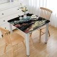 thumbnail image 1 of WYYP Full Moon Square Tablecloth with Elastic Edge 100% Polyester Fiber 36*36, 1 of 8