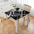 thumbnail image 1 of WYYP Geometric Shapes Tablecloth Great for Home Kitchen/Parties/Holiday Dinner 100% Polyester Fiber 52*52, 1 of 8