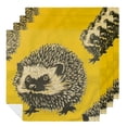 thumbnail image 1 of WYYP Hedgehog Polyester Cloth Napkins for Dining Table Kitchen Party Decoration 6 PCS, 1 of 7