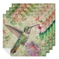 thumbnail image 1 of WYYP Hummingbird Flowers Polyester Cloth Napkins for Party Dining Table Decor 2 PCS, 1 of 7