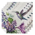 thumbnail image 1 of WYYP Hummingbird Flowers Polyester Dinner Napkin for Dining Table Kitchen Daily Party Housewarming Farmhouse Decor 6 PCS, 1 of 7