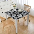 thumbnail image 1 of WYYP Intricate Line Drawings Square Tablecloth with Elastic Edge 100% Polyester Fiber 36*36, 1 of 8