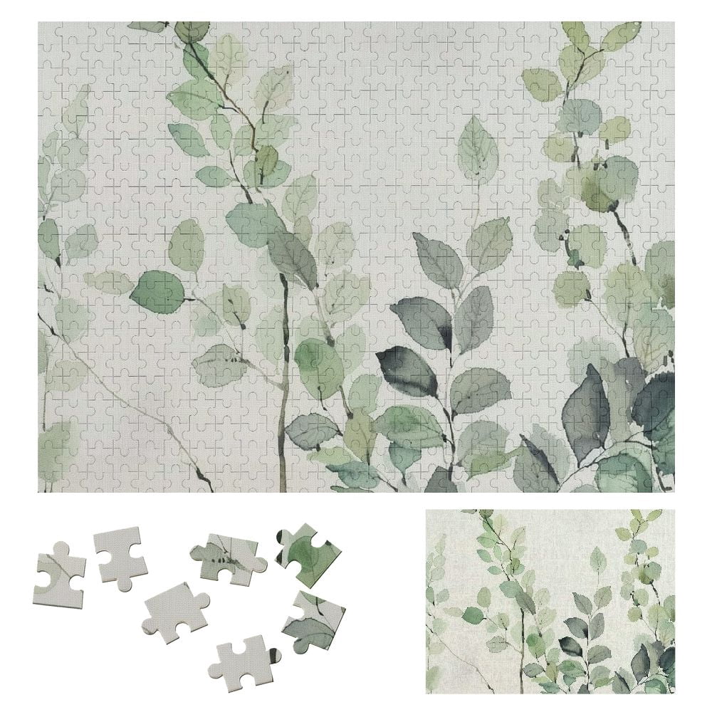 WYYP Leaves Wooden Jigsaw Puzzle Impossible Wooden Puzzles Gift for ...