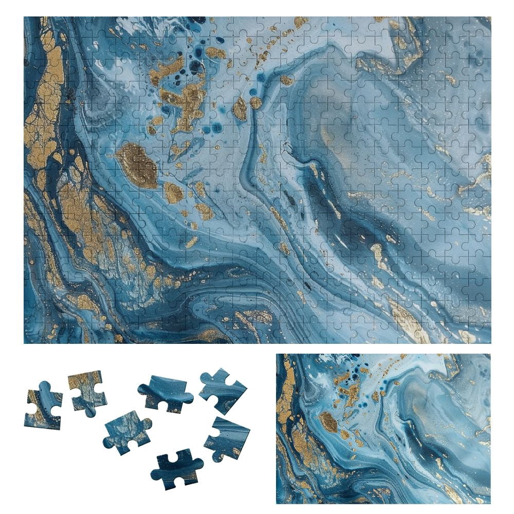 WYYP Marble Abstract Painting Wooden Jigsaw Puzzle Impossible Wood ...