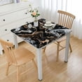 thumbnail image 1 of WYYP Marble Pattern Abstract Brush Strokes Square Tablecloth Washable for Home Kitchen Outdoor Decoration 100% Polyester Fiber 46*46, 1 of 8