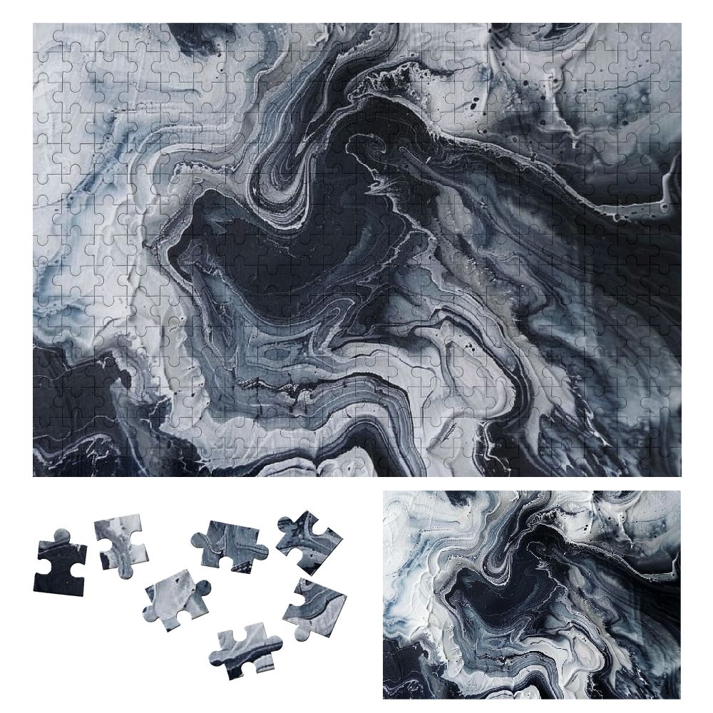 WYYP Marble Pattern Swirl Pattern Wooden Puzzle for Adults 300 PCS ...