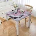 thumbnail image 1 of WYYP Marbled Surface Abstract Art Square Tablecloth 100% Polyester Fiber 46*46, 1 of 8
