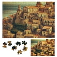 thumbnail image 1 of WYYP Mediterranean Architecture Wooden Jigsaw Puzzle Gift for Family Friends 300 PCS, 1 of 6