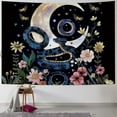 thumbnail image 1 of WYYP  Moon Phase Tapestry Flower Tapestry Floral Moth Tapestry Snake Tapestry Black Background Tapestry Wall Hanging for Room Painting, 1 of 6